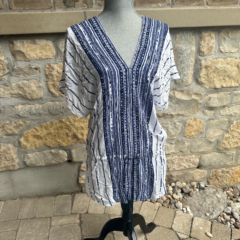 My Blue Dress/ Cover Top